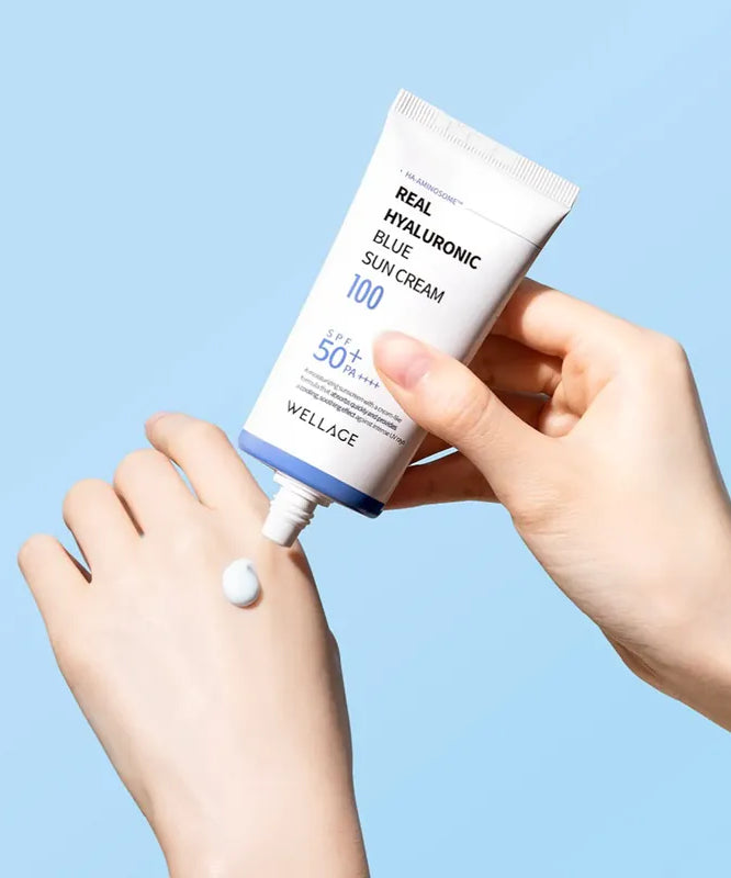 Wellage  Real Hyaluronic Blue Sunscreen 50ml