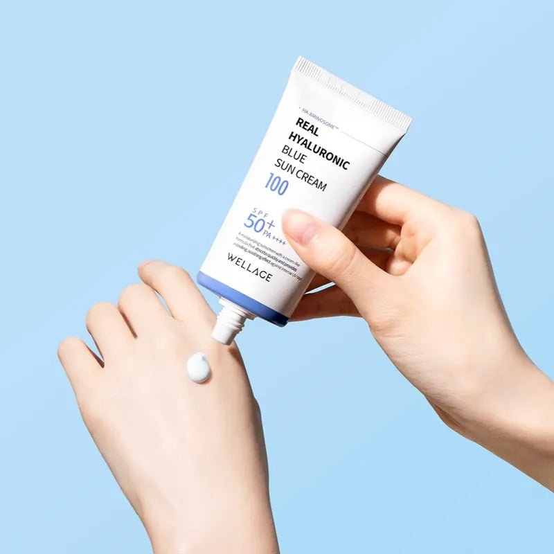 Wellage  Real Hyaluronic Blue Sunscreen 50ml