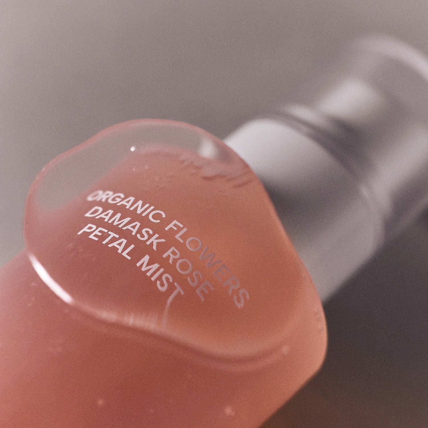 WHAMISA Organic Flower Fermented Rose Petal Mist 100ml bottle close-up