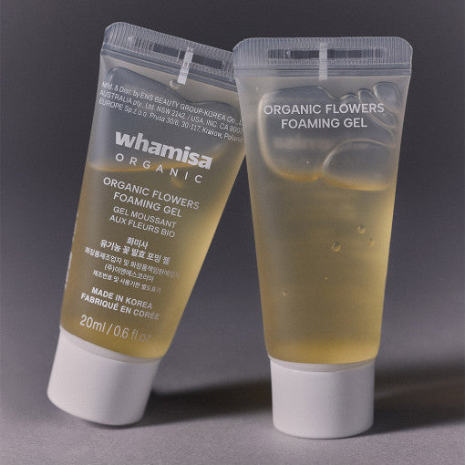 WHAMISA Organic Flowers Foaming Gel 150ml | Kool Seoul