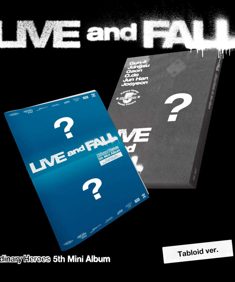XDINARY HEROES - 5th Album [LIVE and FALL] (Tabloid ver.) -  | Kool Seoul - Buy Kpop Albums Online