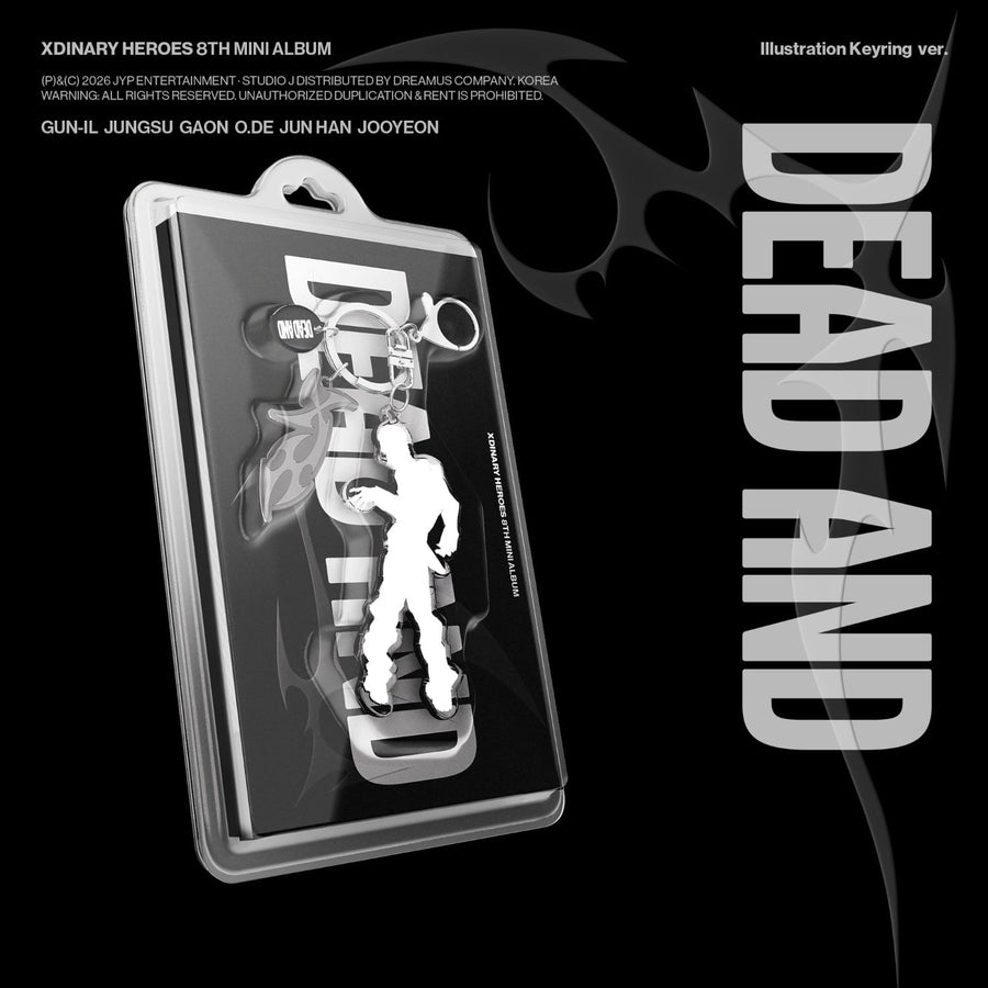 Xdinary Heroes - Dead And (Illustration Keyring Ver.) (Random 1 Of 6) - Kpop Album