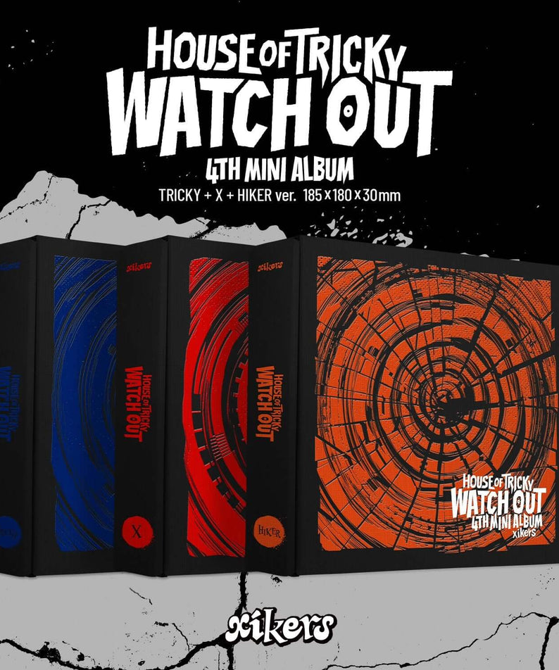 XIKERS - 4TH MINI ALBUM [HOUSE OF TRICKY : WATCH OUT] (Set o | Kool Seoul - Buy Kpop Albums Online