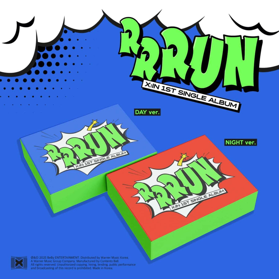 X:In - [Rrrun] (Day Ver., Night Ver.) (Random) - Kpop Album