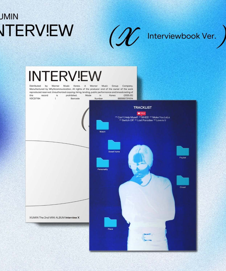 XIUMIN - Interview X [Interviewbook Ver.] - Kpop Album | Kool Seoul - Buy Kpop Albums Online