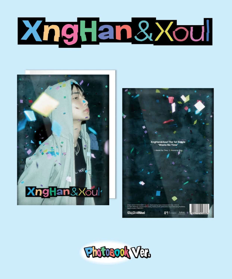 XNGHAN&XOUL - 1st Album [Waste No Time] (Photo Book Ver.) -  | Kool Seoul - Buy Kpop Albums Online