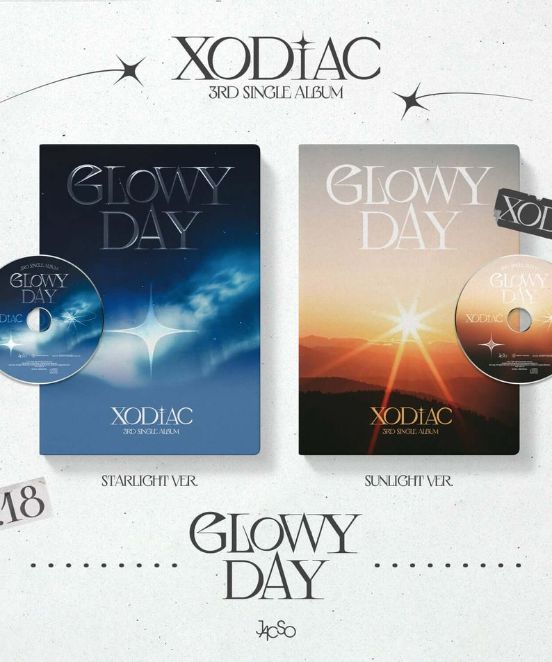 XODIAC - [GLOWY DAY] (STARLIGHT Ver. / SUNLIGHT Ver.) Set -  | Kool Seoul - Buy Kpop Albums Online