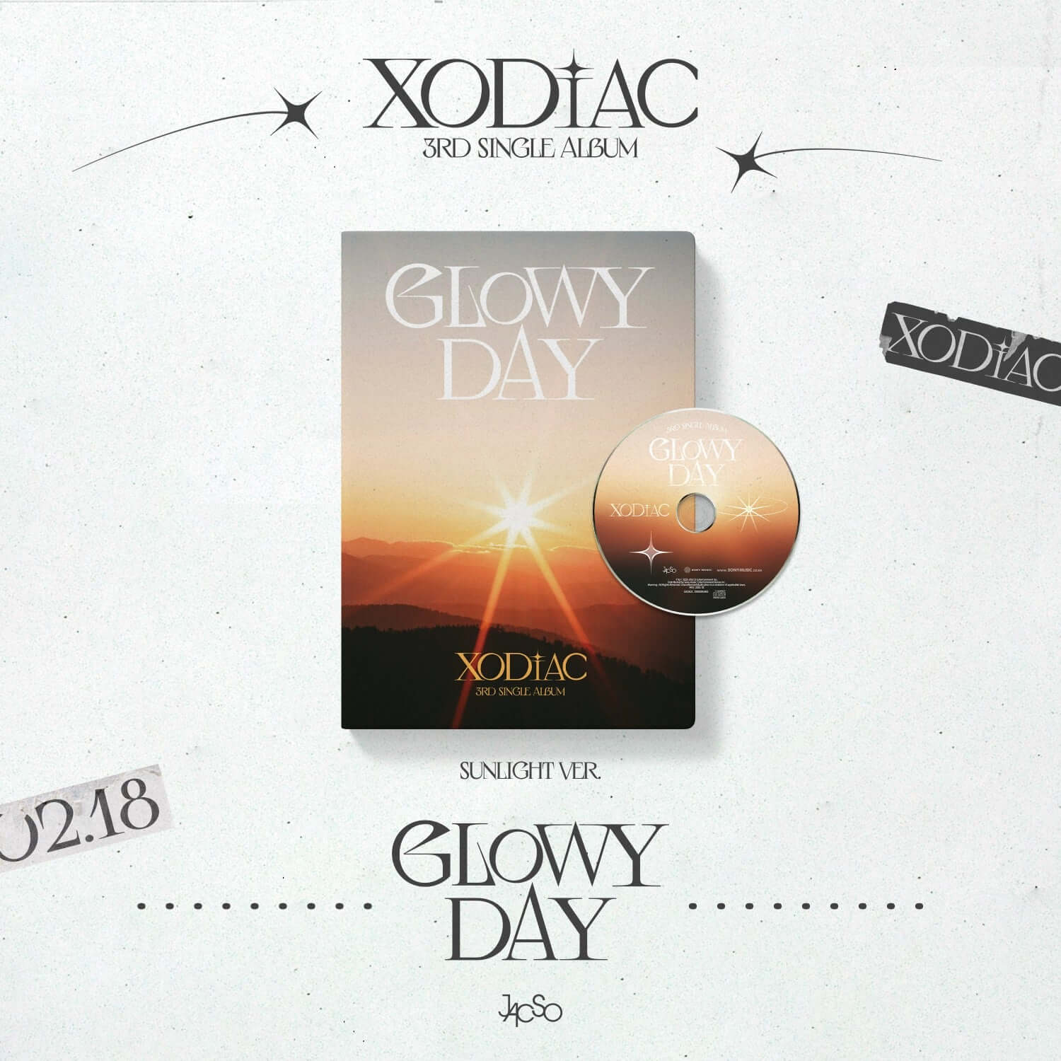 XODIAC - [GLOWY DAY] (SUNLIGHT Ver.) - Kpop Album | Kool Seoul - Buy Kpop Albums Online