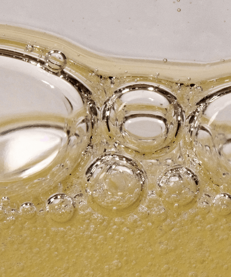 Close-up of XOUL Pure Cell Cleansing Gel 130ml highlighting its bubbly texture and quality formula for effective skincare cleansing