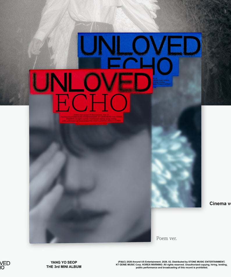 YANG YOSEOP - [Unloved Echo] (Poem ver. / Cinema ver.) (Rand | Kool Seoul - Buy Kpop Albums Online