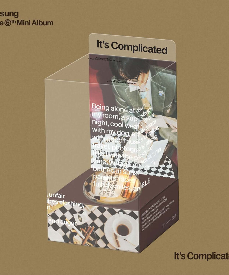 YESUNG - 6th Album [It’s Complicated] (Special Ver.)(Smart A | Kool Seoul - Buy Kpop Albums Online