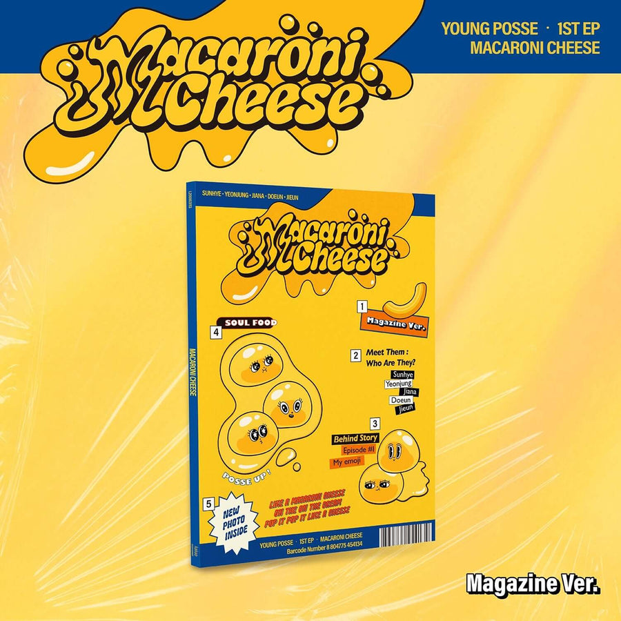 Young Posse - Ep [Macaroni Cheese] (Magazine Ver.) - Kpop Album