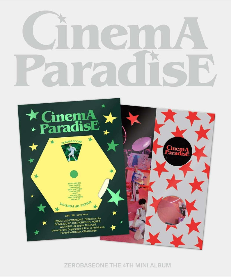 ZEROBASEONE - 4th Album CINEMA PARADISE [ROMANCE Ver./SF Ver | Kool Seoul - Buy Kpop Albums Online