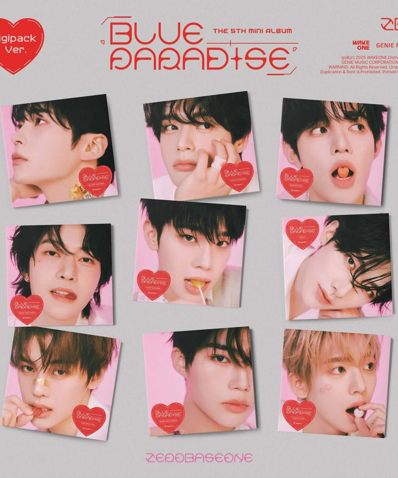 ZEROBASEONE - 5th Album [BLUE PARADISE] (Digipack Ver.) (Ran | Kool Seoul - Buy Kpop Albums Online