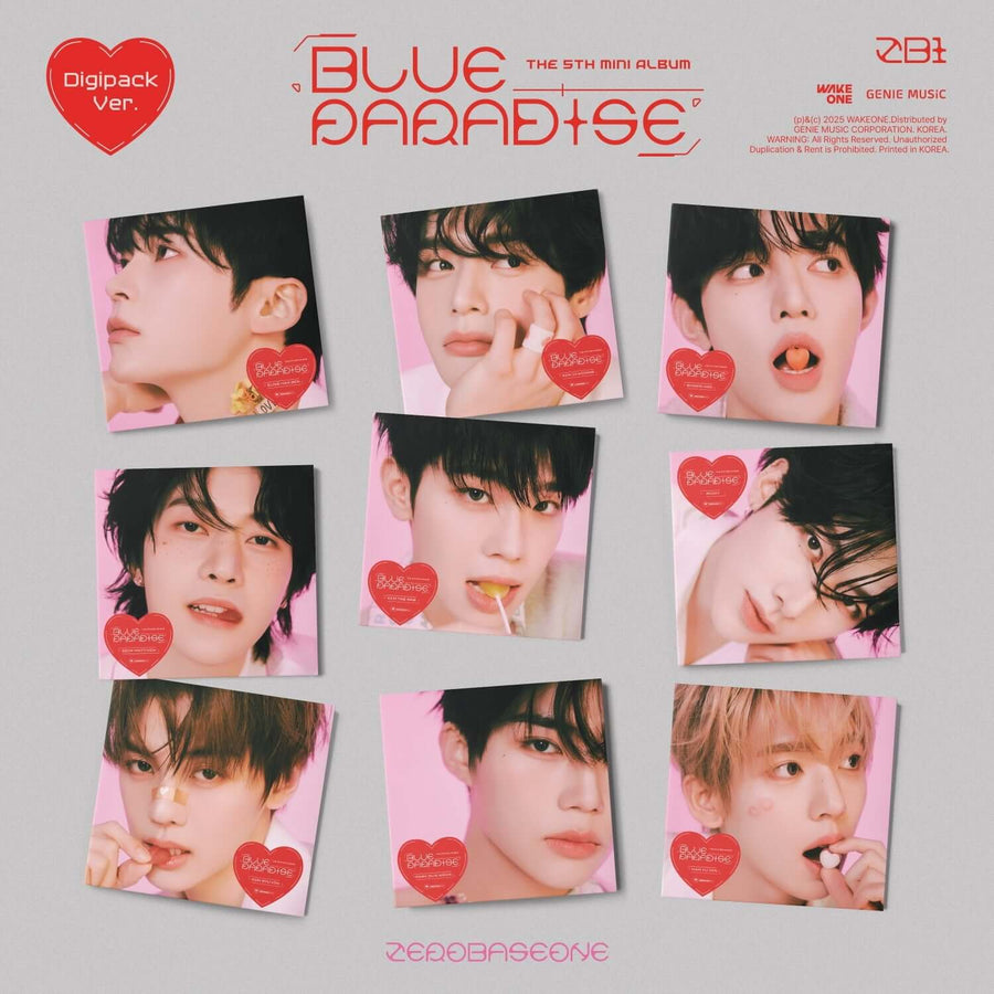 Zerobaseone - 5th Album [Blue Paradise] (Digipack Ver.) (Random) - Kpop Album