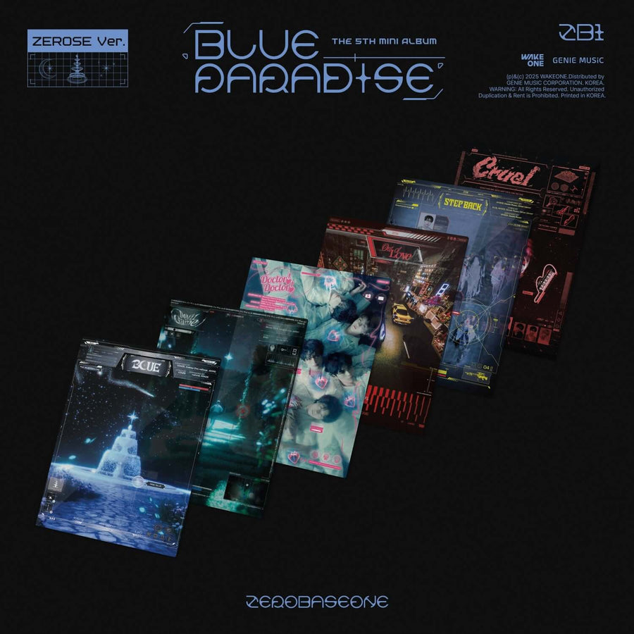 Zerobaseone - 5th Album [Blue Paradise] (Zerose Ver.) (Random) - Kpop Album
