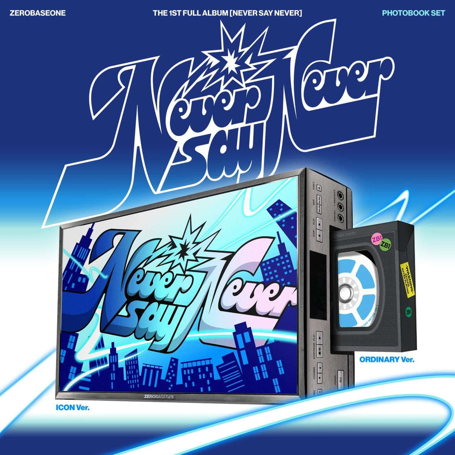 Zerobaseone - The 1st Full Album [Never Say Never] Photobook Ver. (Icon & Ordinary) (Random) - Kpop Album