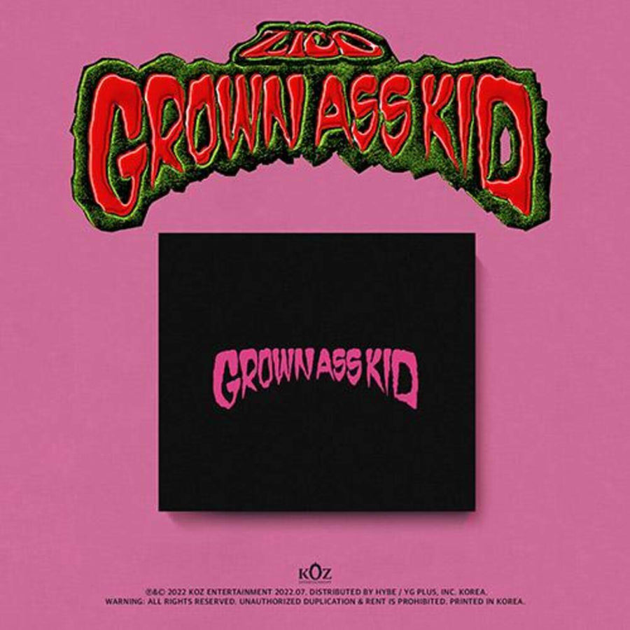 Zico - 4th Mini Album [Grown Ass Kid] (Jewel Ver.) - Kpop Album