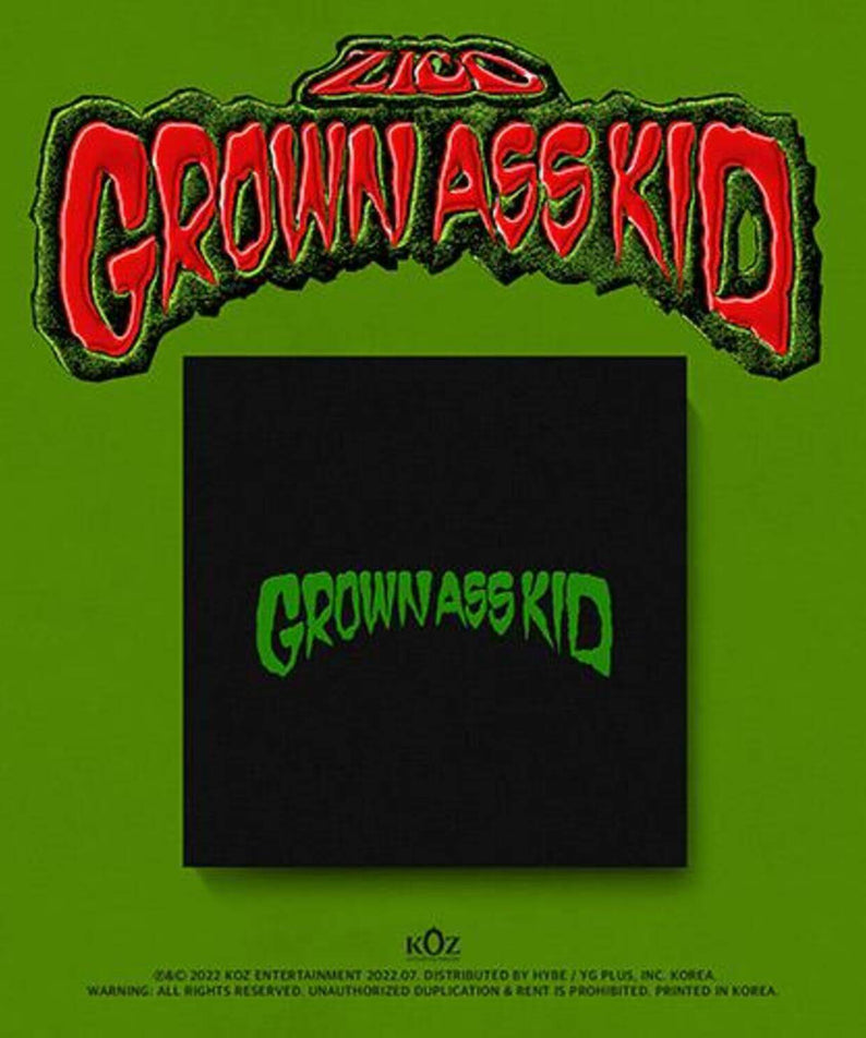 ZICO - 4th Mini Album [Grown Ass Kid] - Kpop Album | Kool Seoul - Buy Kpop Albums Online