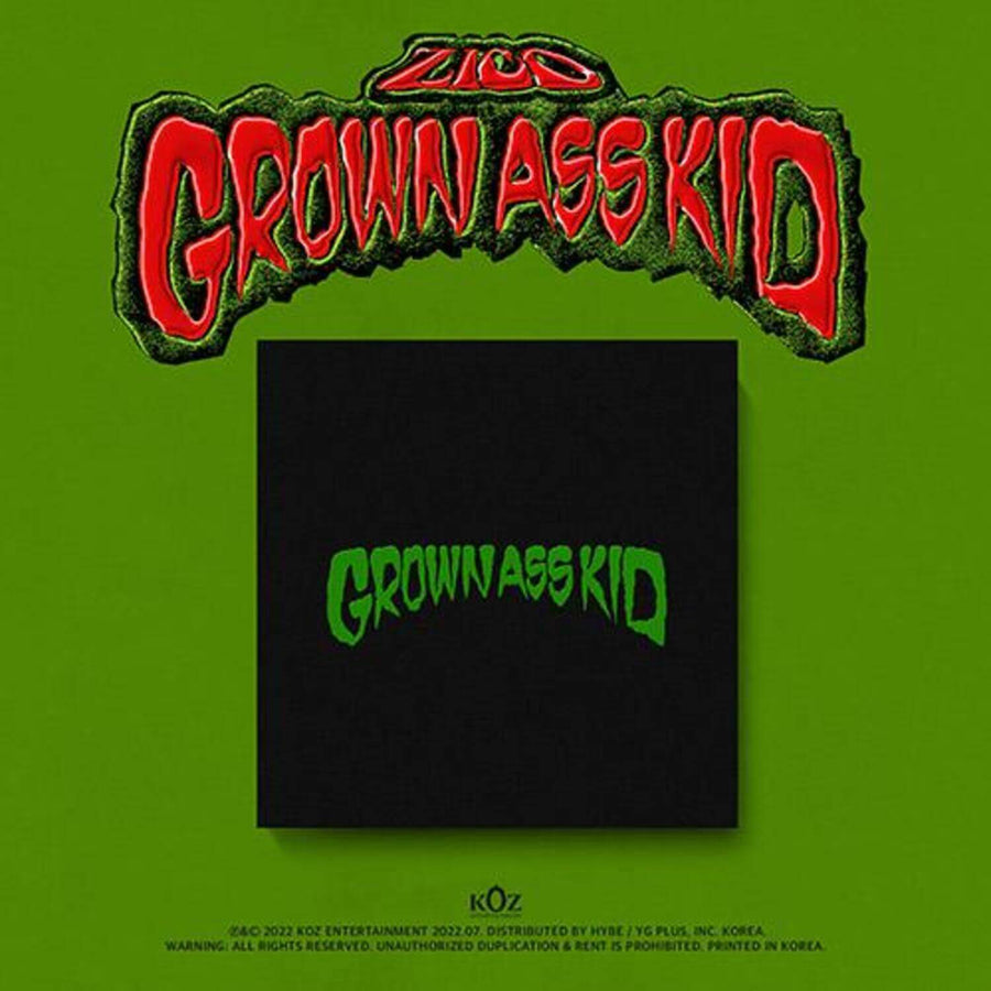 Zico - 4th Mini Album [Grown Ass Kid] - Kpop Album