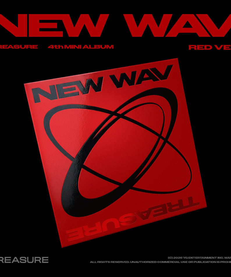 TREASURE - 4th MINI ALBUM [NEW WAV] RED VER. - Kpop Album Koolseoul