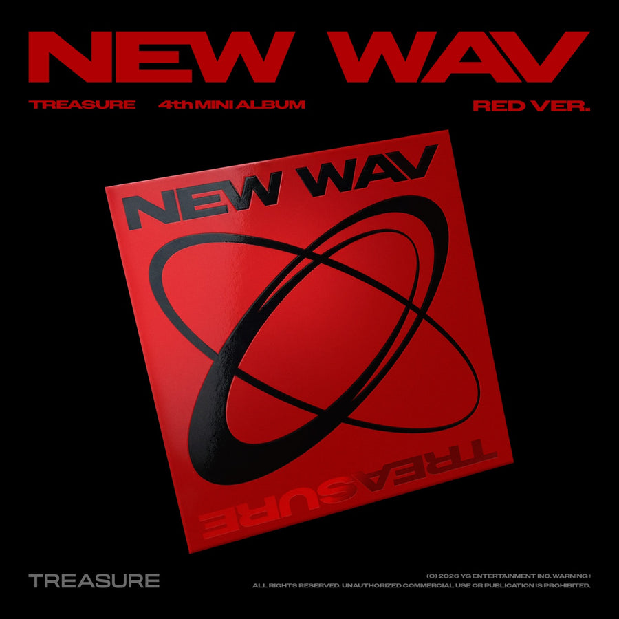 TREASURE - 4th MINI ALBUM [NEW WAV] RED VER. - Album Kpop