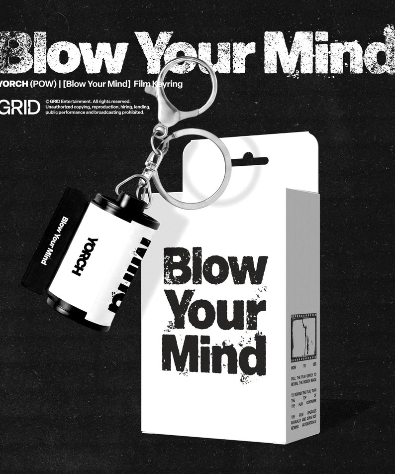 YORCH - YORCH (POW) - 'Blow Your Mind' Film Keyring (LIGHT Ver.) - Kpop Album Koolseoul