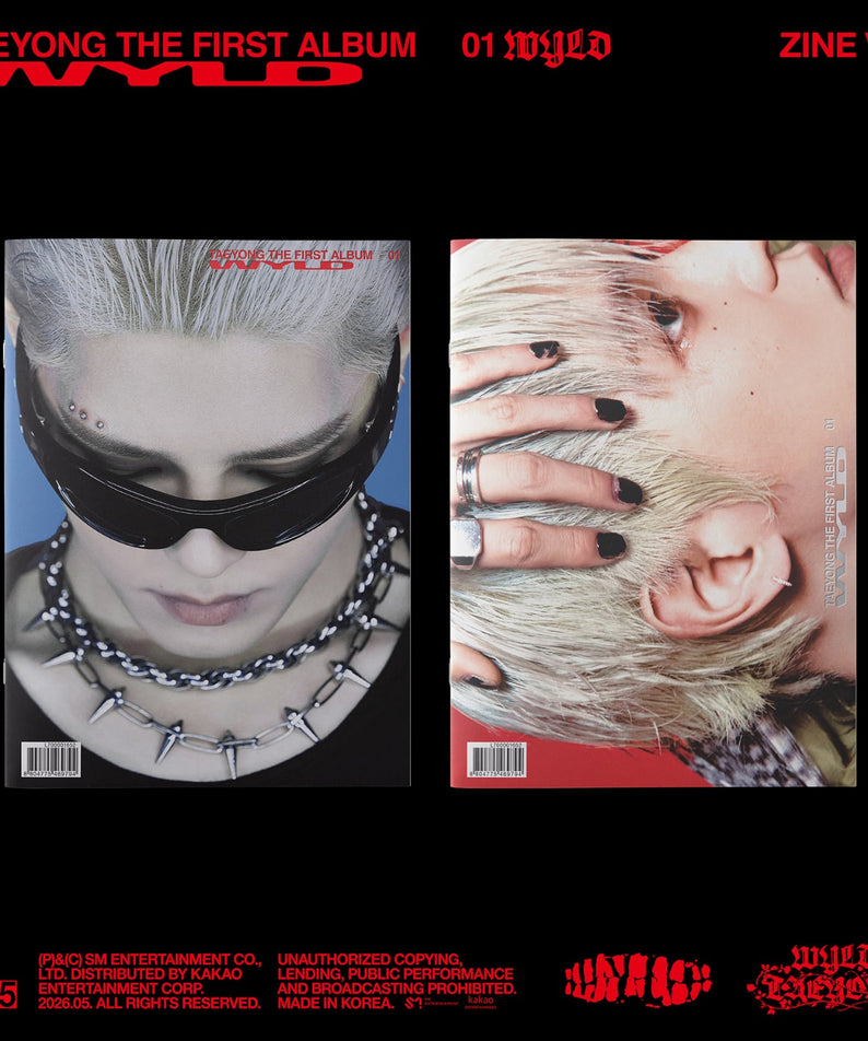 TAEYANG - 1st Full Album [WYLD] (Zine Ver.) (Set of 2) - Kpop Album Koolseoul