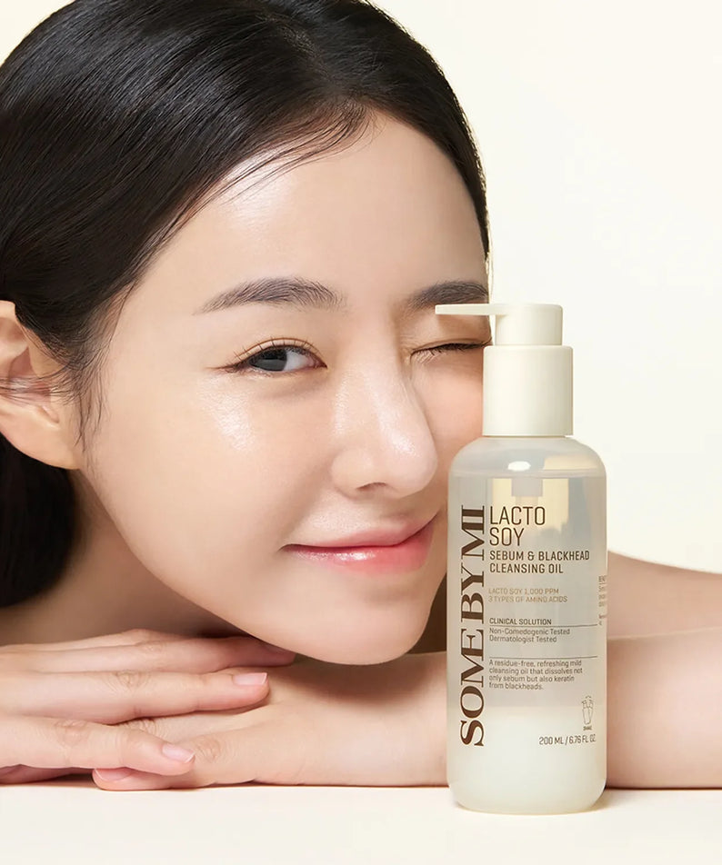 Some By Mi Lacto Soy Serum & Blackhead Cleansing Oil 200ml