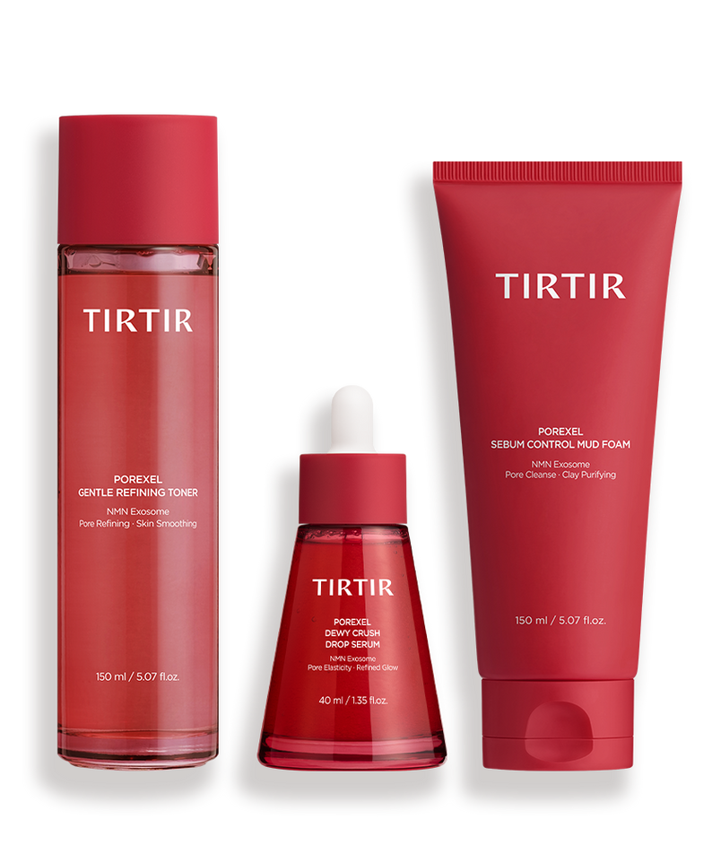 TIRTIR Porexel Set (Foam + Toner + Serum)