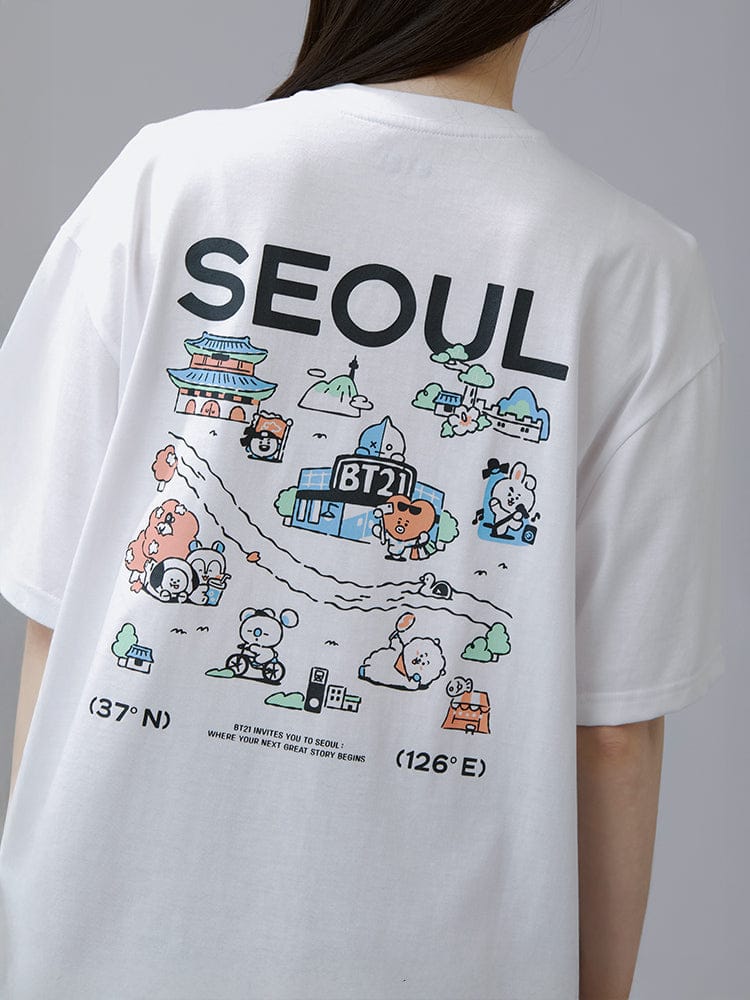 BT21 SHORT SLEEVE T-SHIRTS SEOUL EDITION ver.1 (WHITE)