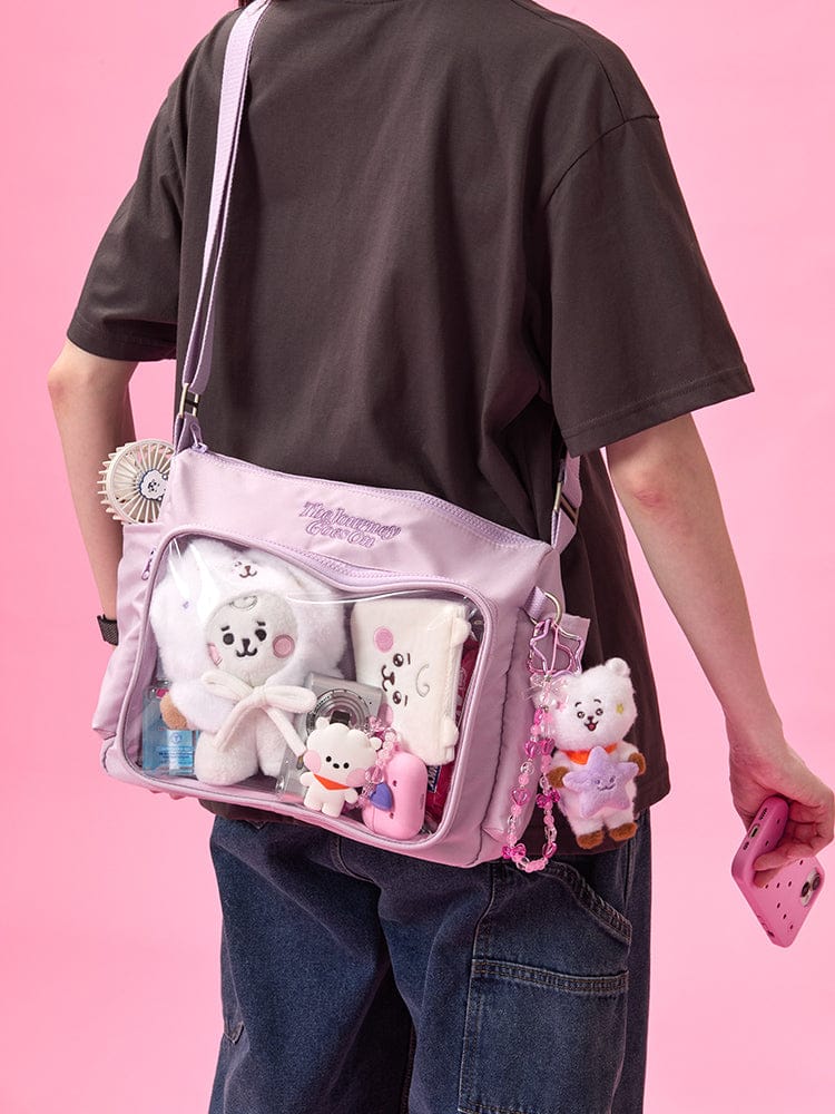 BT21 CLEAR POCKET MULTI CROSSBODY BAG THE JOURNEY