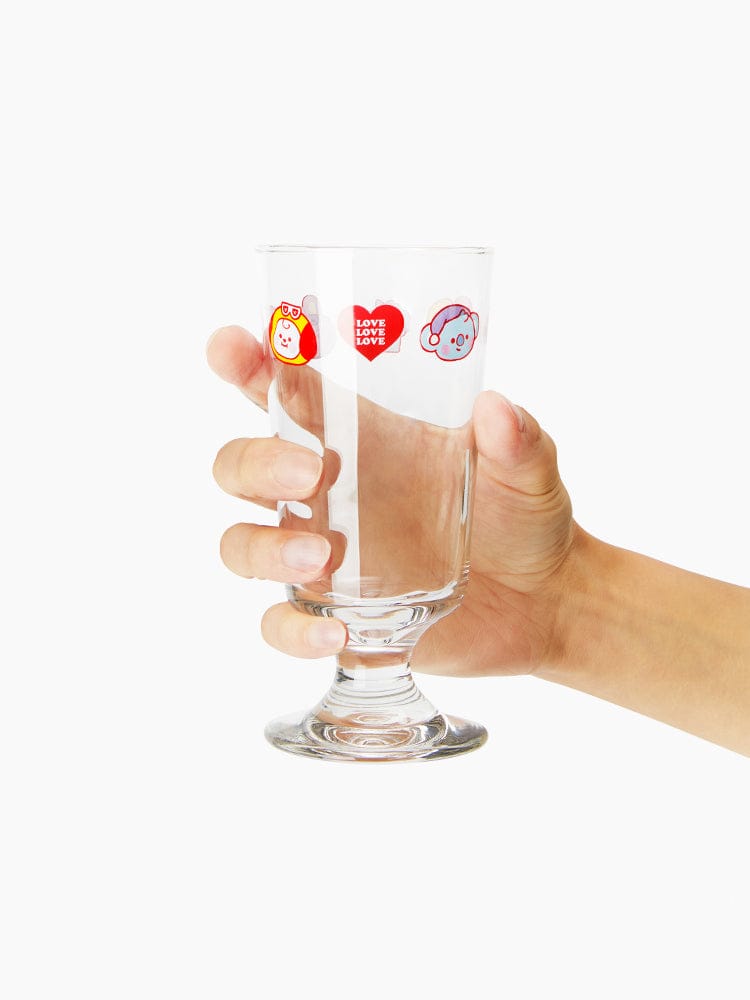 [Family Sale] BT21 GIRLS NIGHT GOBLET GLASS SET