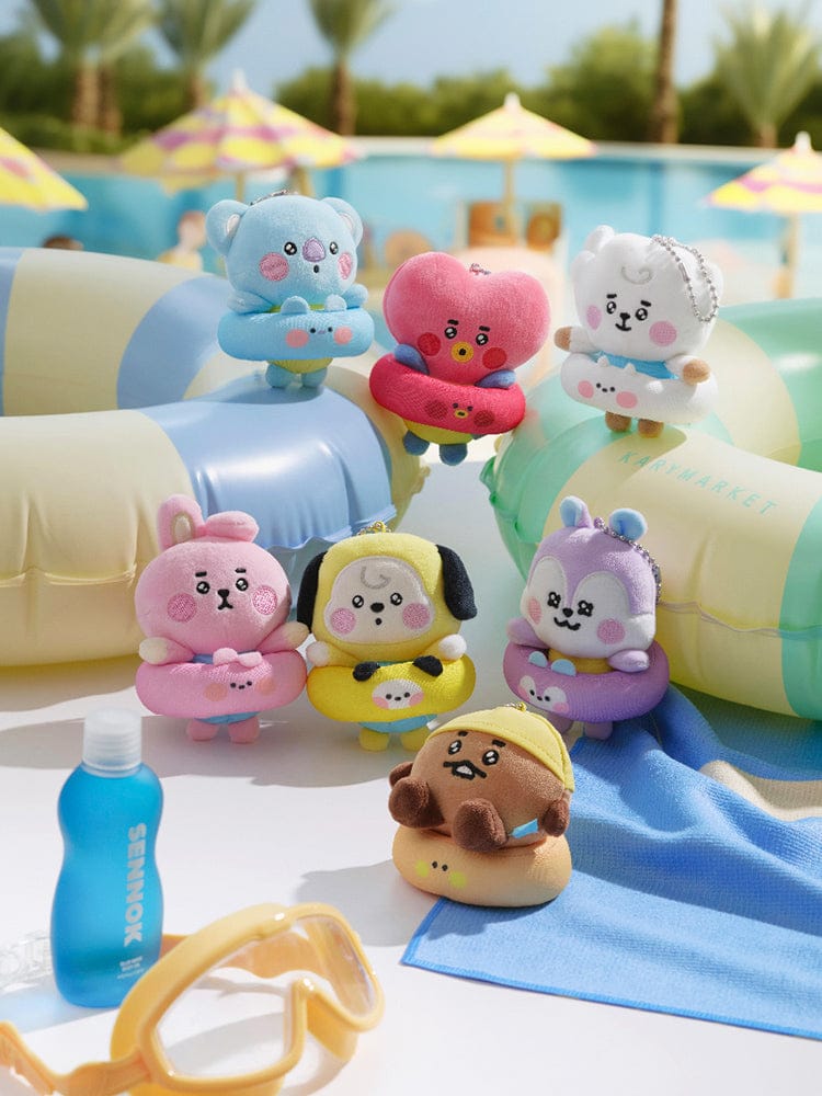 BT21 ベビー ぬいぐるみキーリング(SPLASH) フルセット BTS BT21 ベイビープラッシュキーホルダー スプラッシュエディション