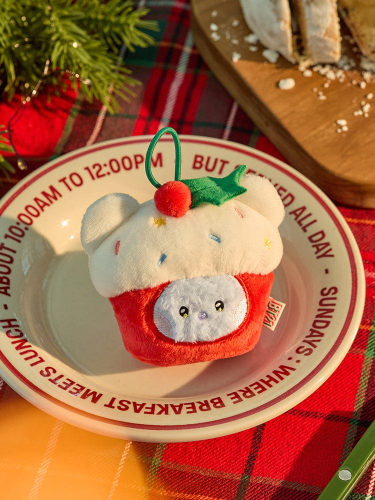 BT21 KOYA mini minini ORNAMENT PLUSH KEYRING PETITE HOLIDAY