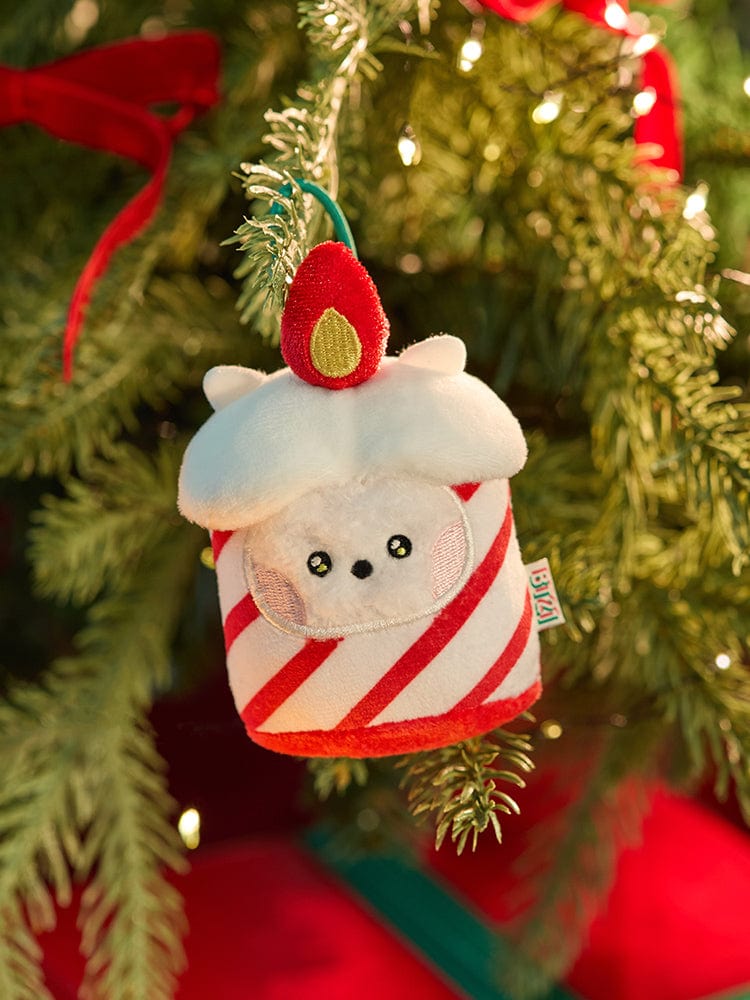 BT21 RJ mini minini ORNAMENT PLUSH KEYRING PETITE HOLIDAY