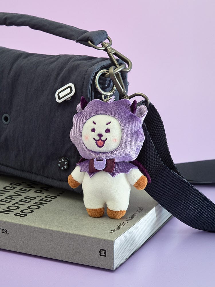 BT21 RJ VILLAIN PLUSH KEYRING ANGEL & VILLAIN