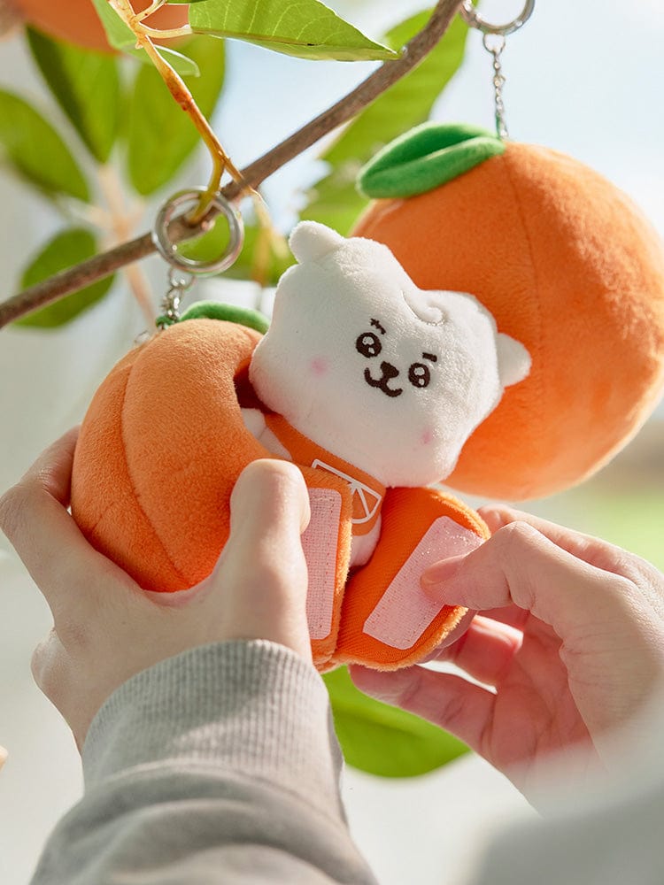 BT21 RJ BABY PLUSH KEYRING ORANGE PARTY