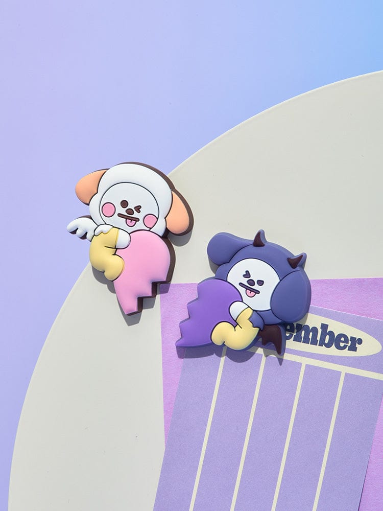 BT21 CHIMMY SILICONE MAGNET SET (2PCS) ANGEL & VILLAIN