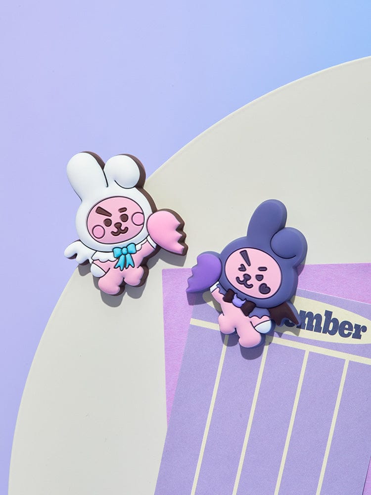 BT21 COOKY SILICONE MAGNET SET (2PCS) ANGEL & VILLAIN