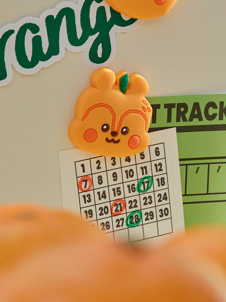 BT21 MANG BABY SILICONE MAGNET ORANGE PARTY