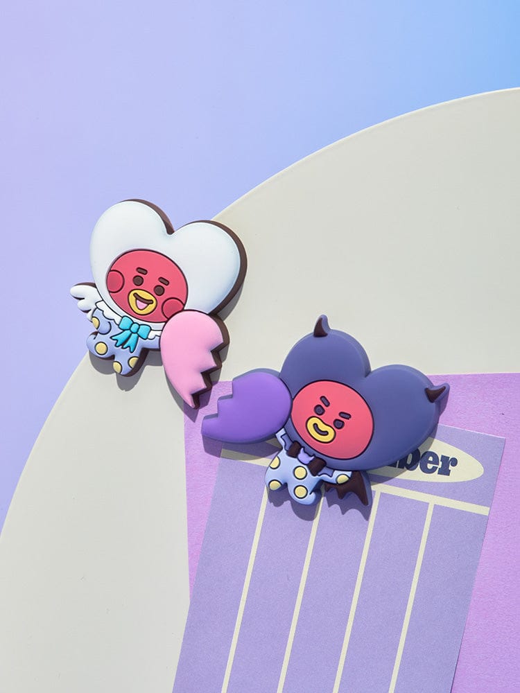 BT21 TATA SILICONE MAGNET SET (2PCS) ANGEL & VILLAIN