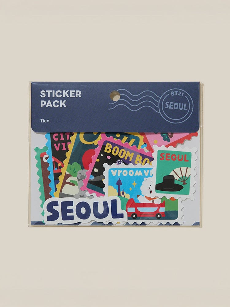 BT21 STICKER PACK SEOUL EDITION