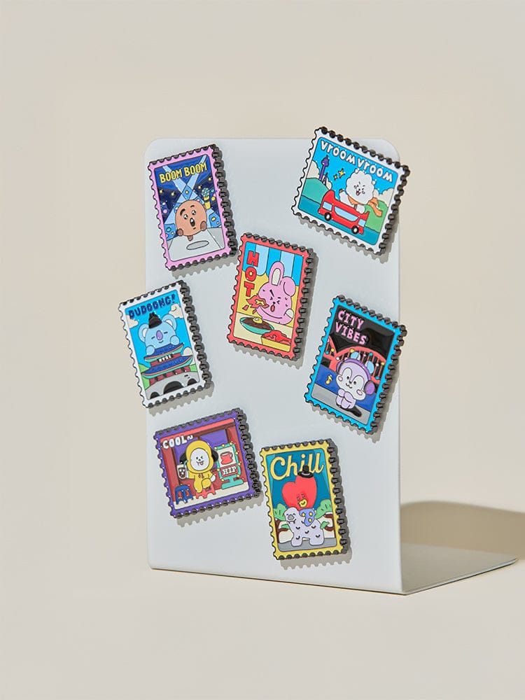 BT21 metal magnet SEOUL EDITION