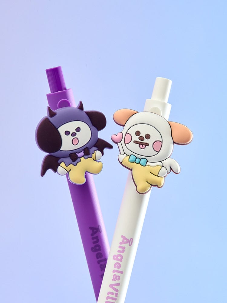 BT21 CHIMMY GEL PEN SET (2PCS) ANGEL & VILLAIN