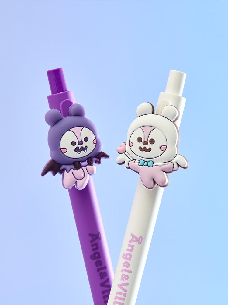 BT21 MANG GEL PEN SET (2PCS) ANGEL & VILLAIN