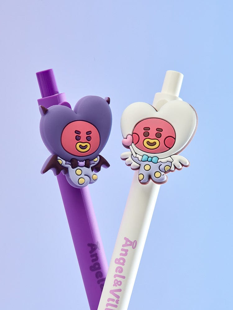 BT21 TATA GEL PEN SET (2PCS) ANGEL & VILLAIN