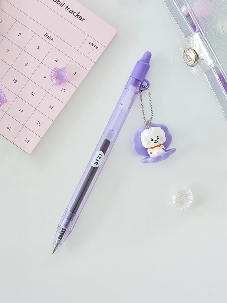 BT21 RJ BABY PEARL FIGURINE GEL PEN