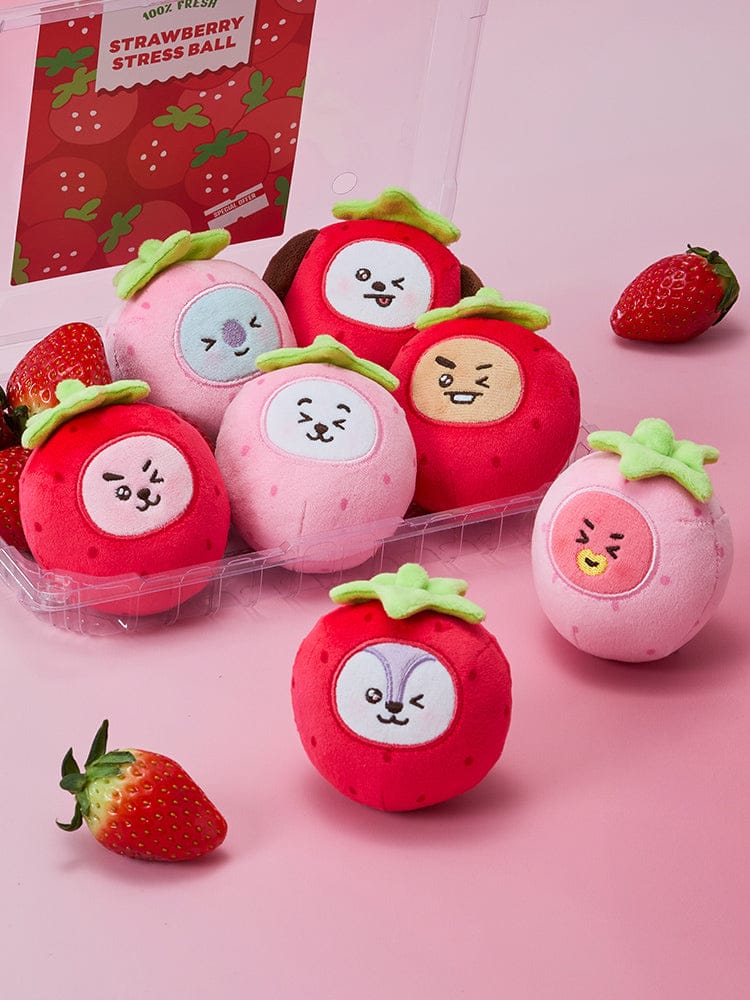 BT21 STRESS BALL STRAWBERRY PARTY