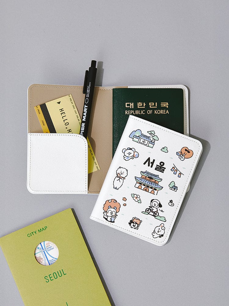 BT21 PASSPORT COVER SEOUL EDITION
